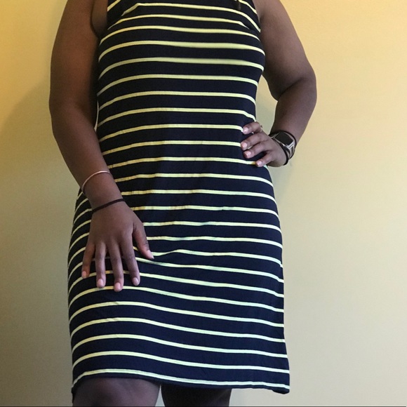 Ann Taylor Plus size casual striped tank dress - Picture 3 of 6